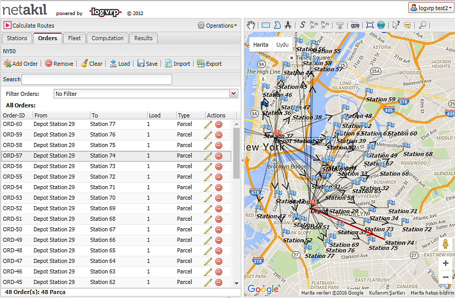 logvrp - Documents - Route Optimization and Fleet Planning Web Application